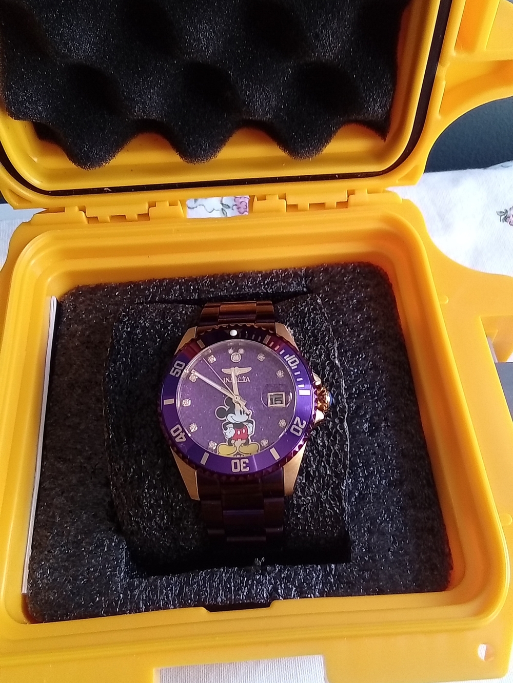 Invicta‎ Disney Mickey Mouse Purple Dive Watch